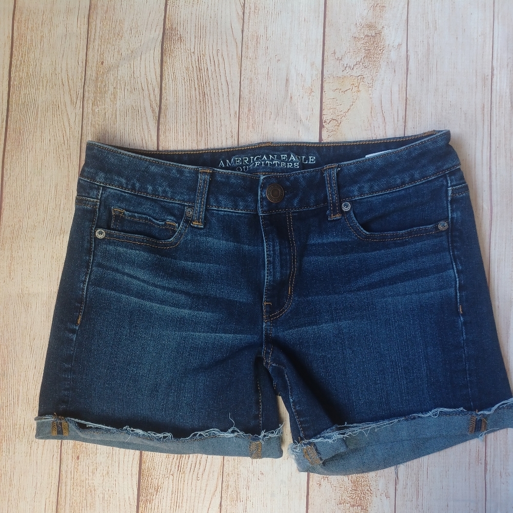 American Eagle 360 super stretch midi Jean short